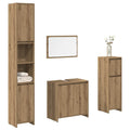 4-tlg. Badmöbel-Set Artisan-Eiche Holzwerkstoff