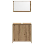 3-tlg. Badmöbel-Set Artisan-Eiche Holzwerkstoff
