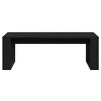 Couchtisch Schwarz Eichen-Optik 102 x 50 x 35 cm Holzwerkstoff