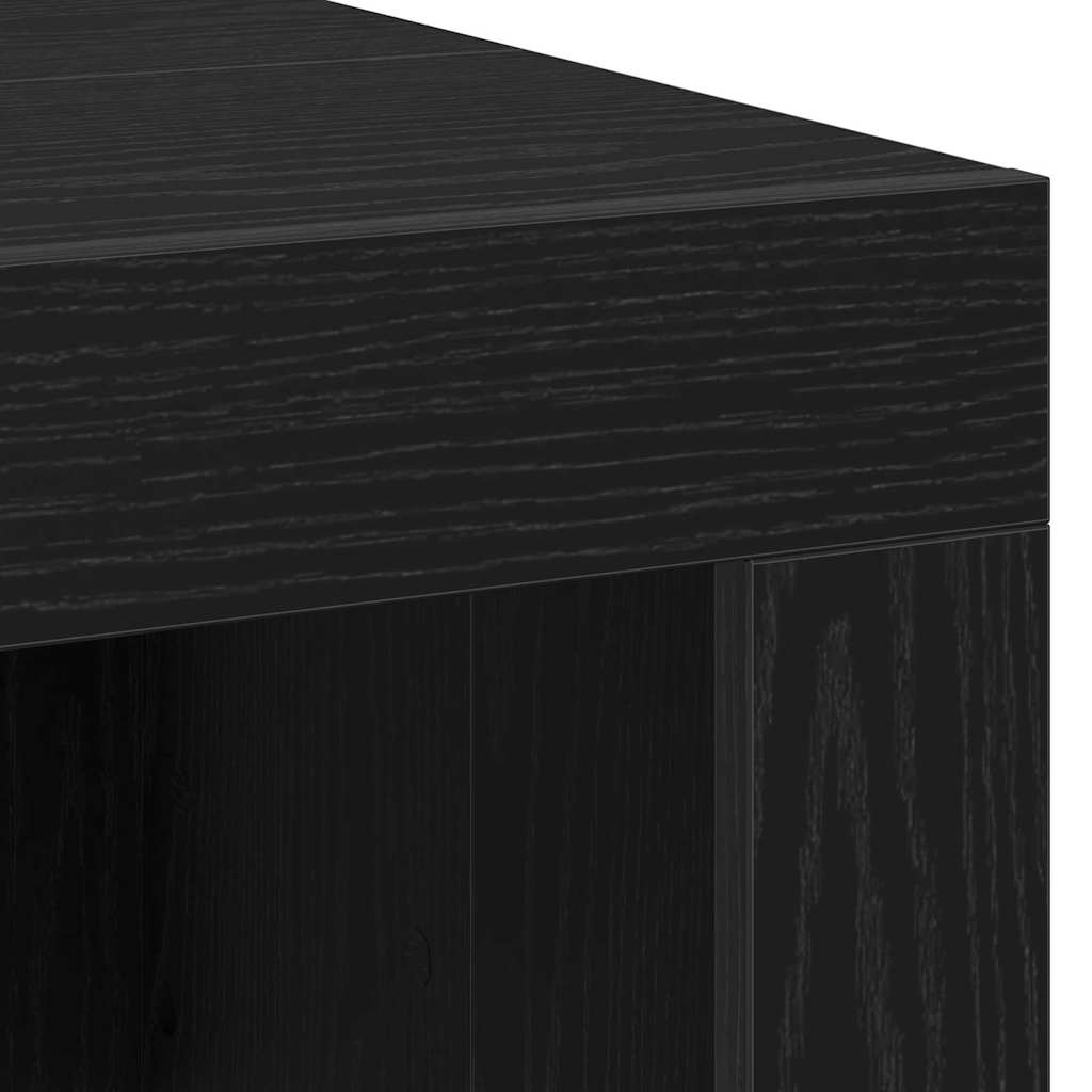 Couchtisch Schwarz Eichen-Optik 102 x 50 x 35 cm Holzwerkstoff