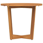 Garten-Esstisch Rund Ø90x75 cm Massivholz Akazie