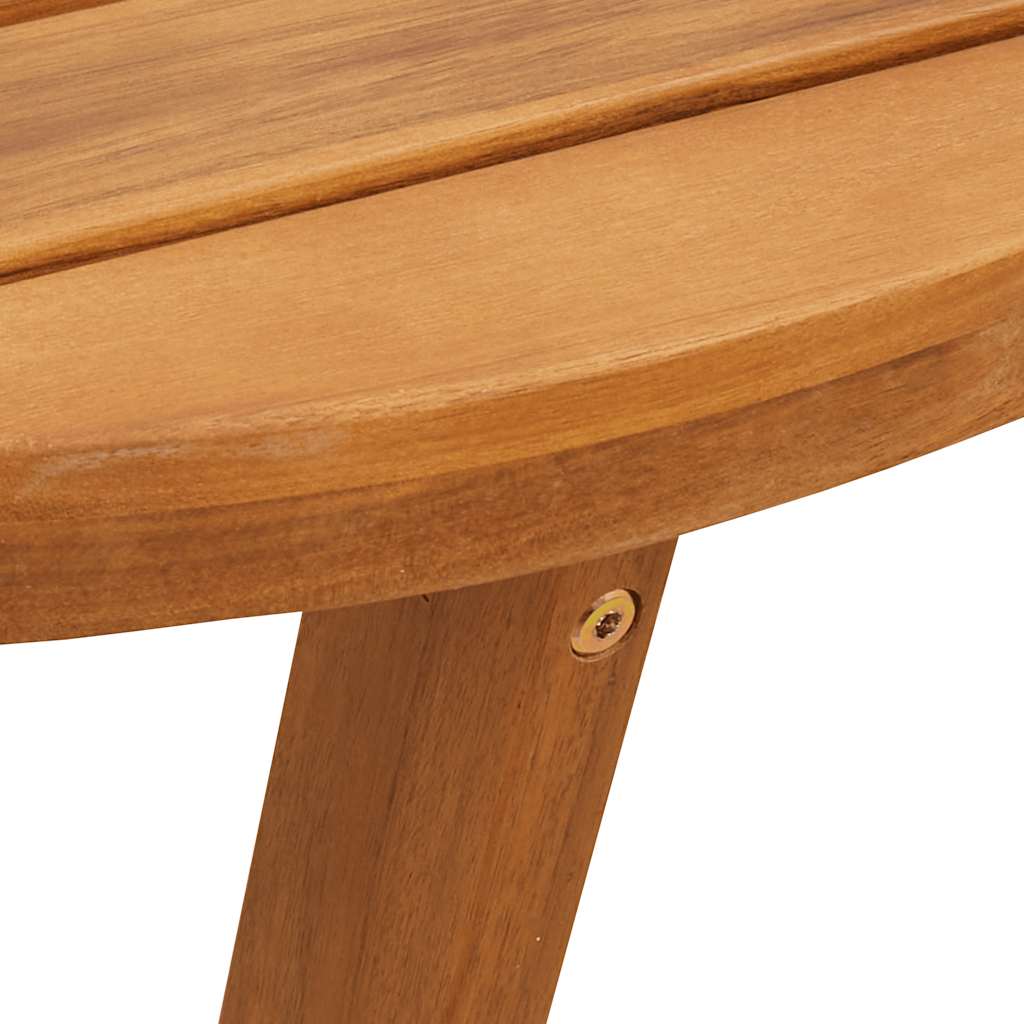 Garten-Esstisch Oval 150x90x75 cm Massivholz Akazie