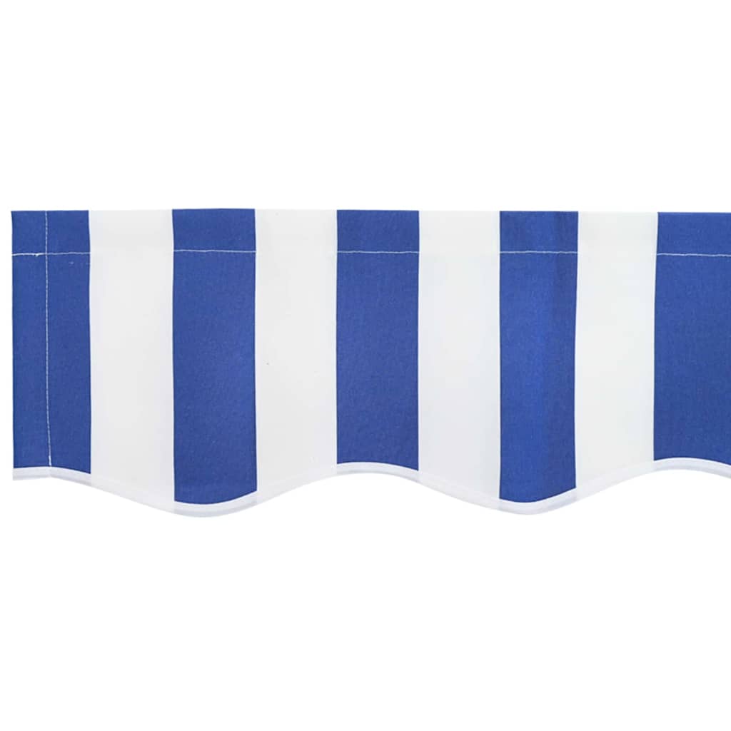 Markisenersatzstoff Blau und Weiß 2,5 x 2 m Polyester
