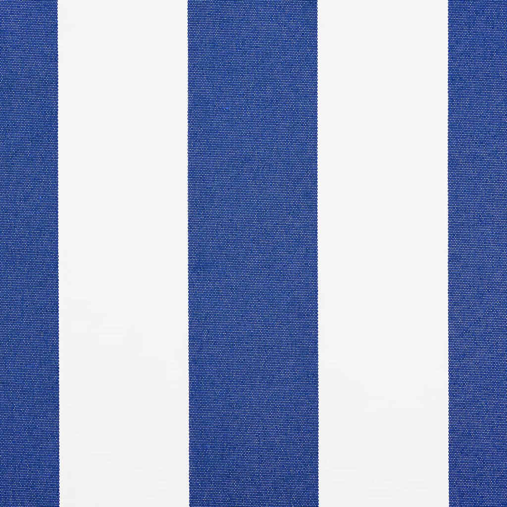 Markisenersatzstoff Blau und Weiß 4 x 2 m Polyester