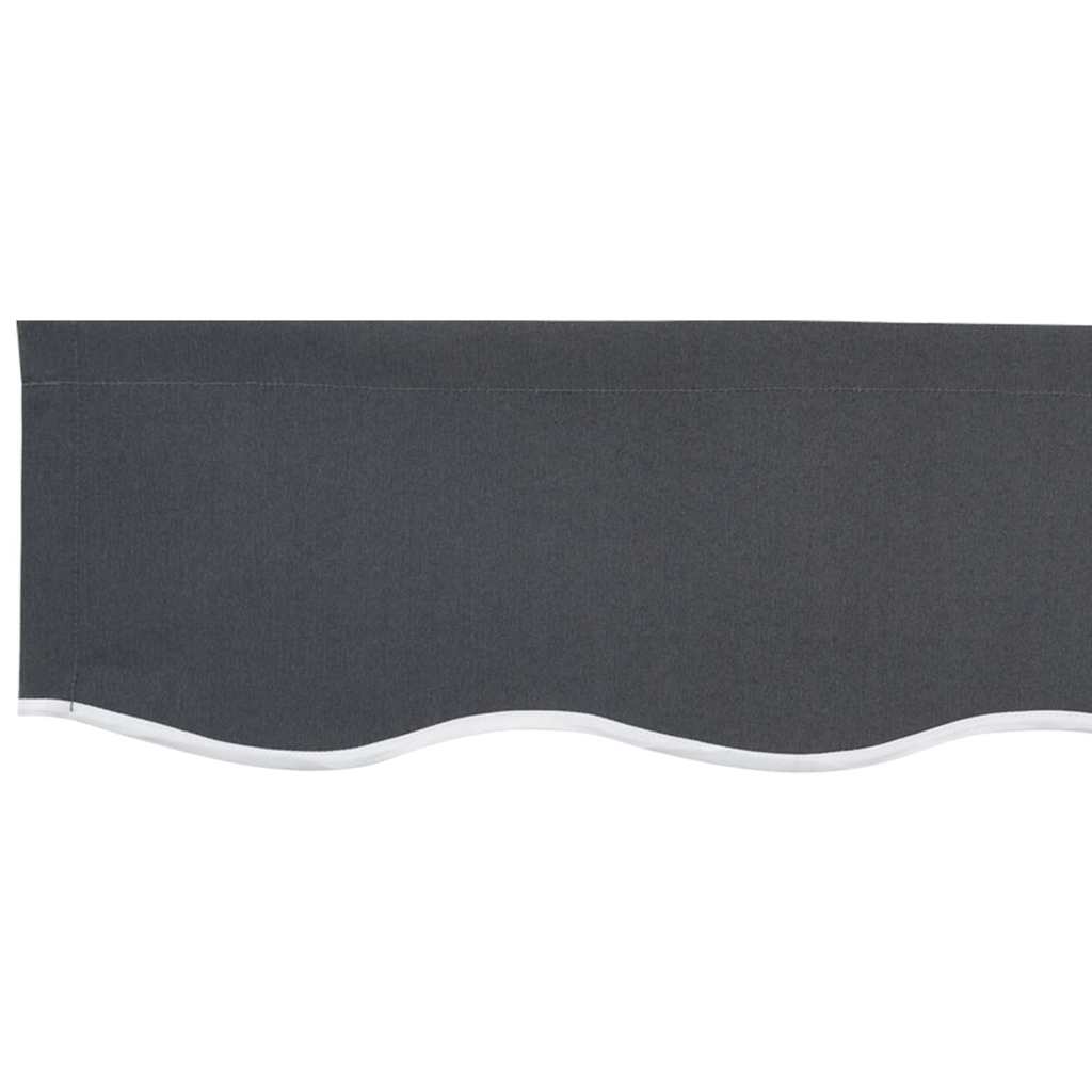 Markisenersatzstoff Anthrazit 3,5 x 2 m Polyester