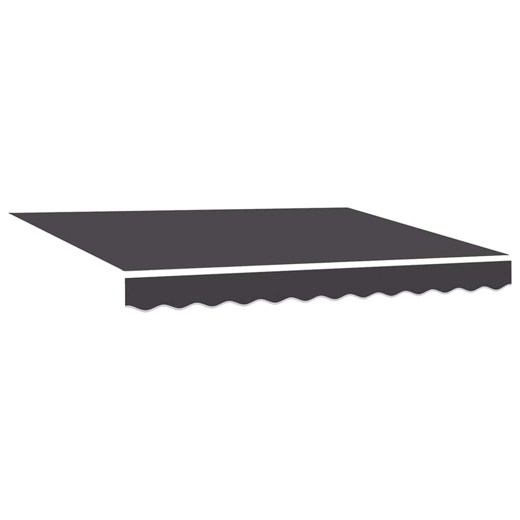 Markisenersatzstoff Anthrazit 3,5 x 2 m Polyester