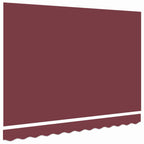 Markisenersatzstoff Bordeauxrot 2,5 x 2 m Polyester