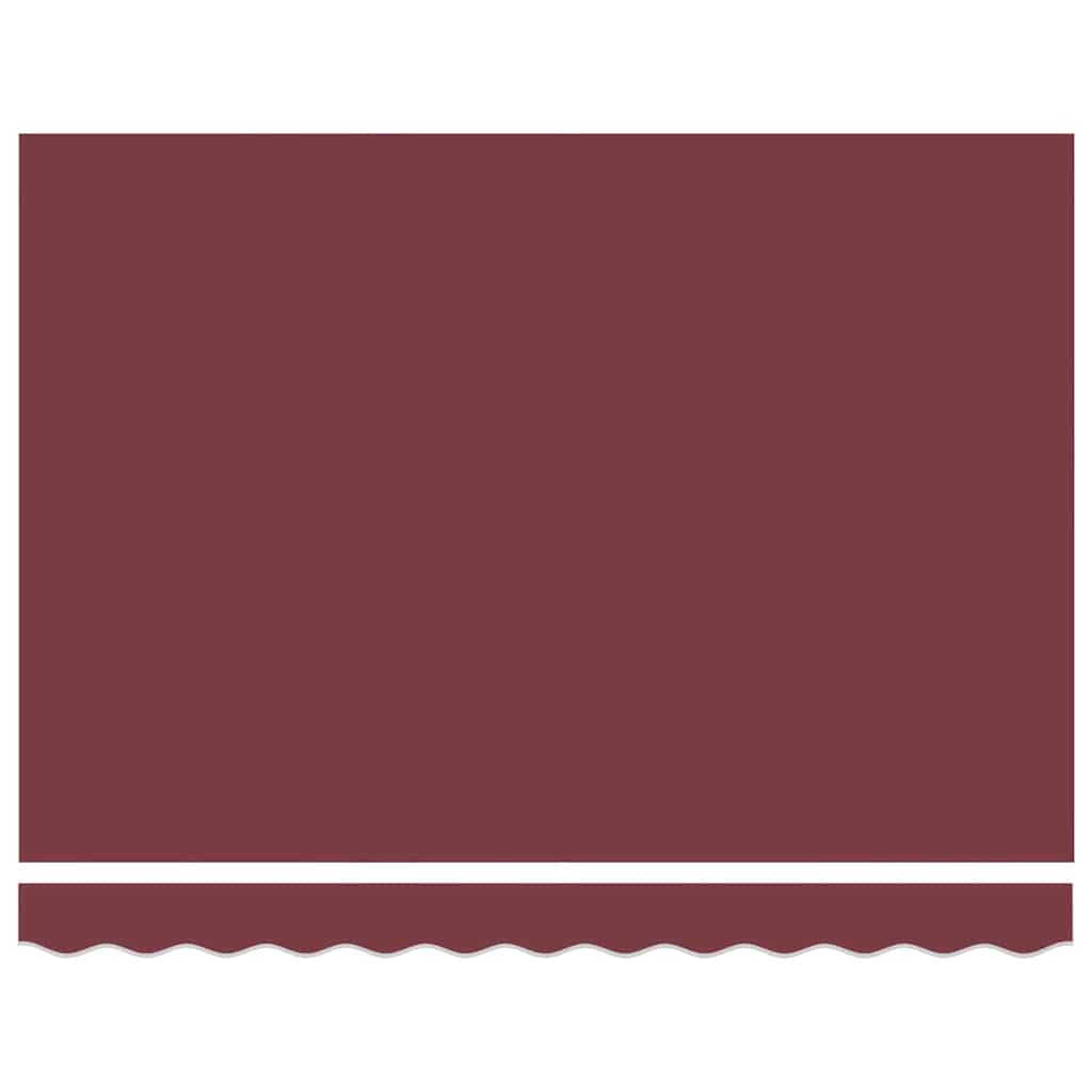 Markisenersatzstoff Bordeauxrot 3,5 x 2 m Polyester