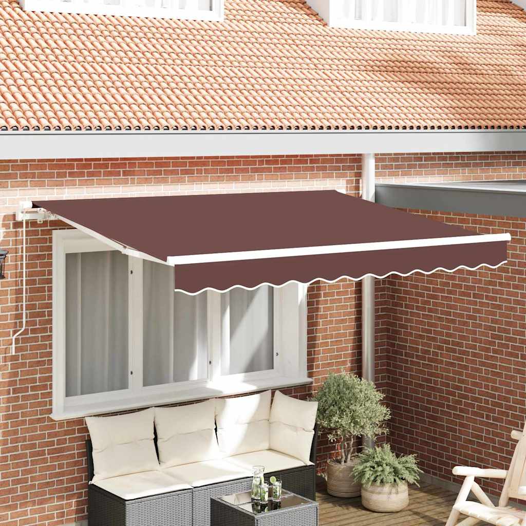 Markisenersatzstoff Braun 2,5 x 2 m Polyester