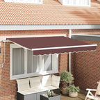 Markisenersatzstoff Braun 3,5 x 2 m Polyester