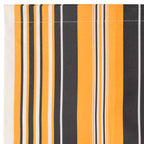 Markisenersatzstoff Orange und Schwarz 3,5 x 2 m Polyester