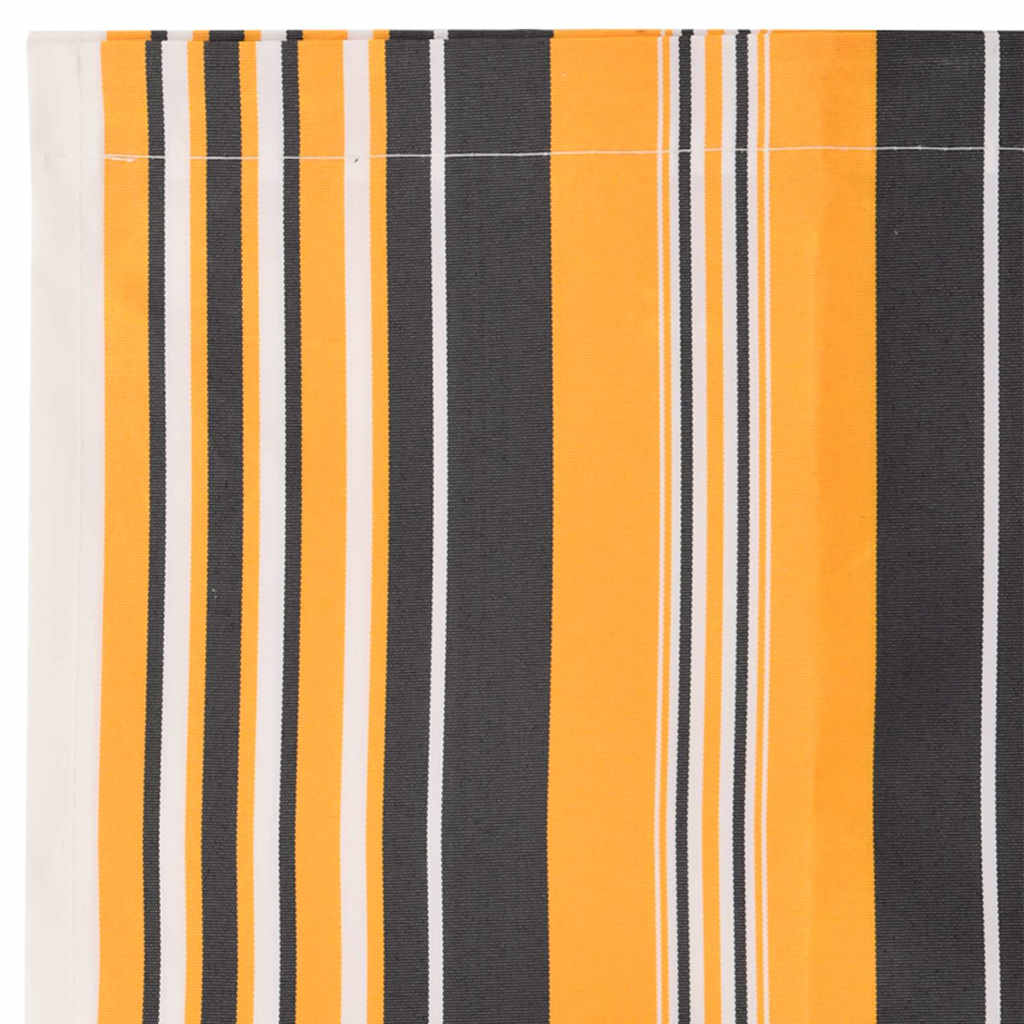 Markisenersatzstoff Orange und Schwarz 3,5 x 2 m Polyester