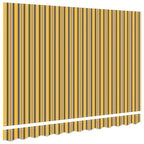 Markisenersatzstoff Orange und Schwarz 3,5 x 2 m Polyester