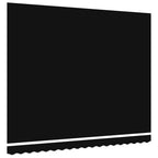 Markisenersatzstoff Schwarz 4 x 3 m Polyester