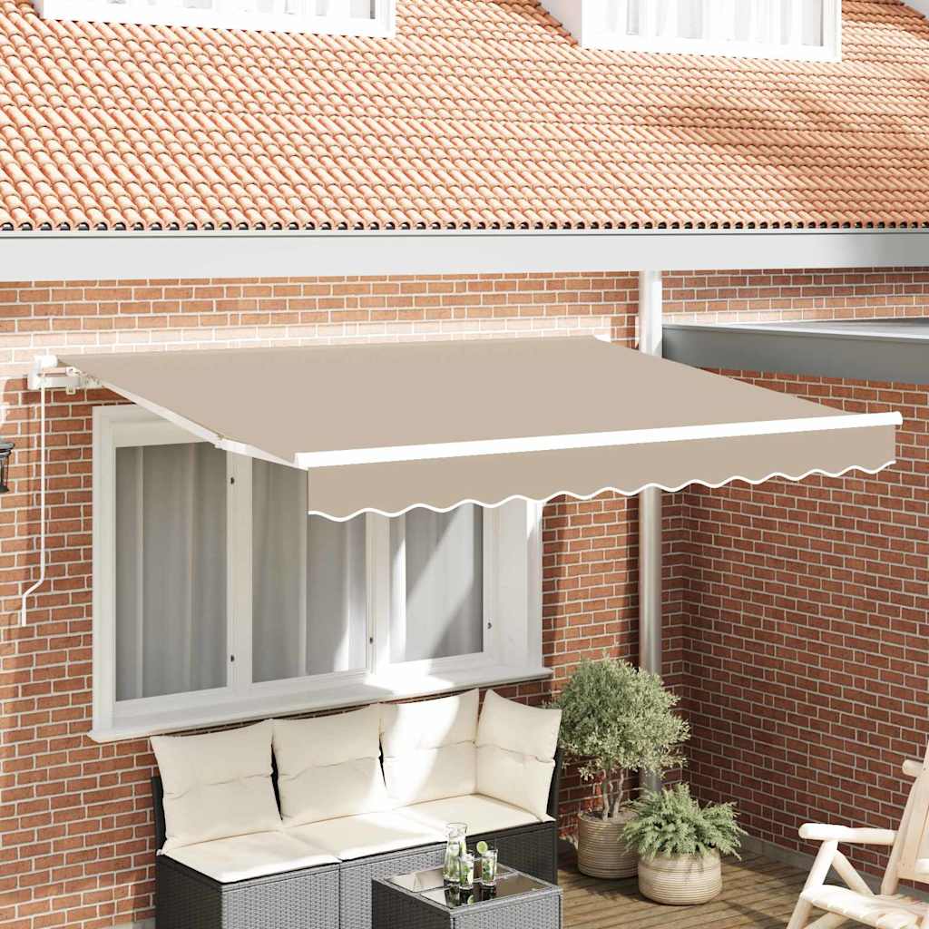 Markisenersatzstoff Beige 3 x 2,5 m Polyester