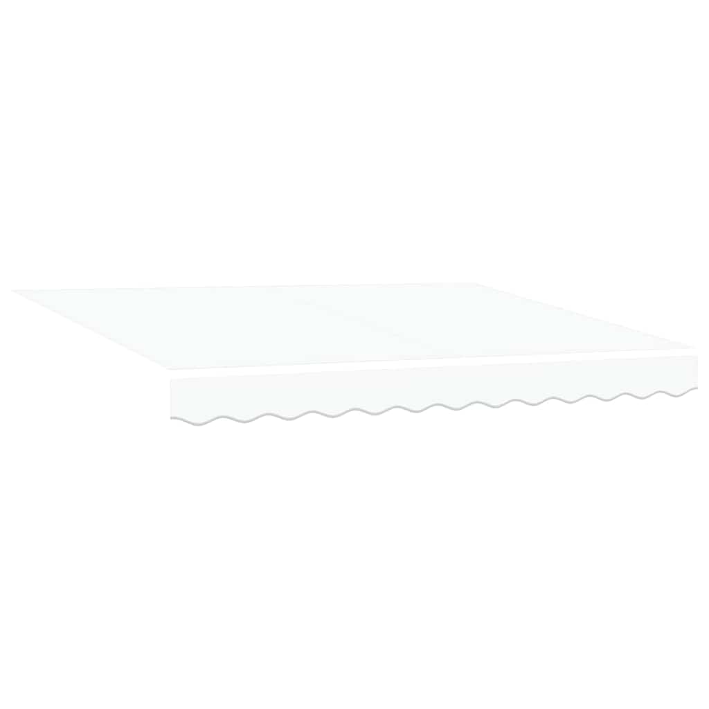 Markisenersatzstoff Weiß 3 x 2,5 m Polyester