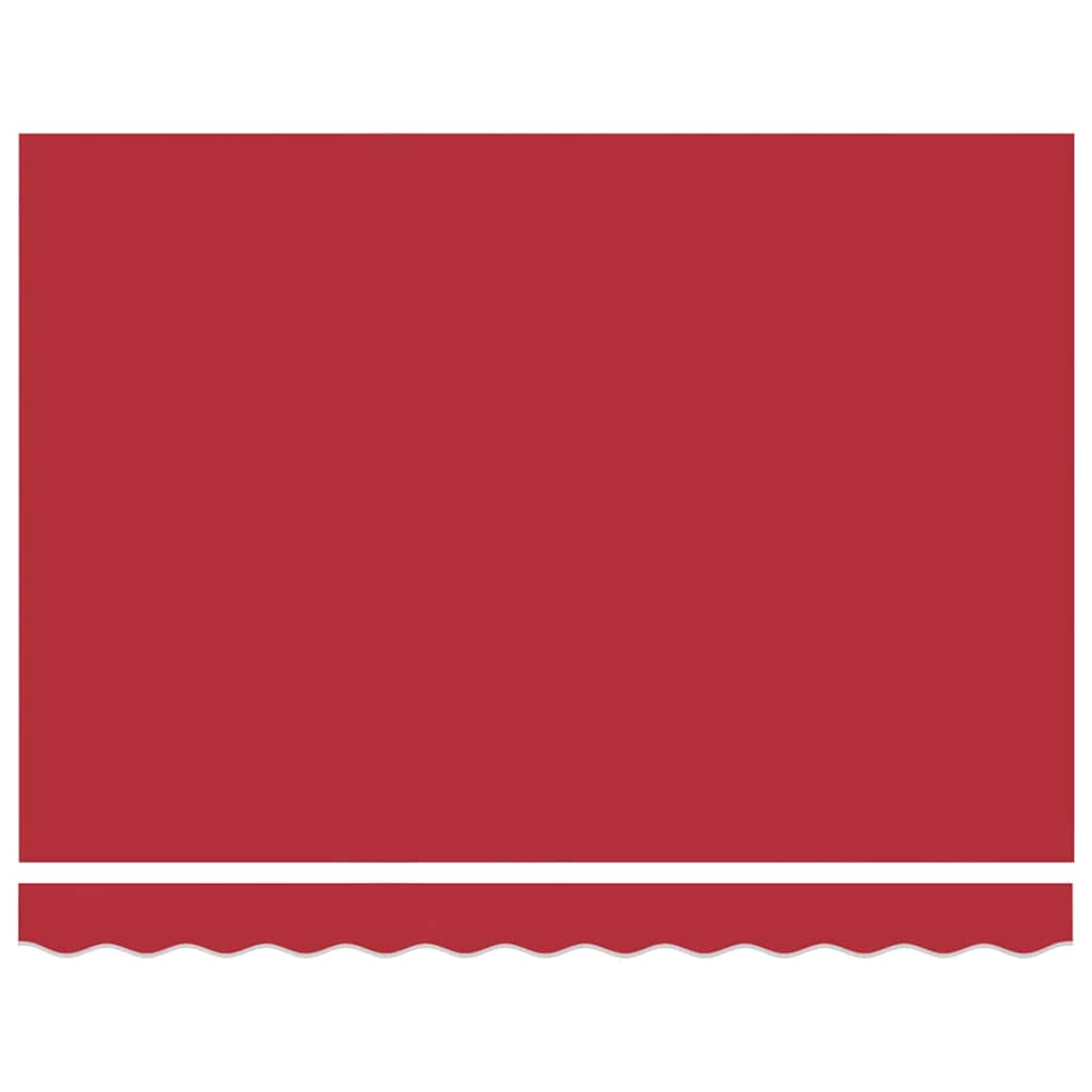 Markisenersatzstoff Rot 3,5 x 2,5 m Polyester