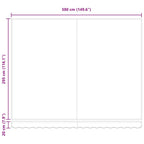 Markisenersatzstoff Grün und Gelb 4 x 3 m Polyester