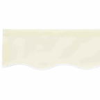 Markisenschürzen-Ersatz Creme Streifen 2,5 m Polyester