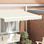 Markisenschürzen-Ersatz Creme Streifen 2,5 m Polyester