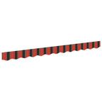 Markisenschürzen-Ersatz Orange / Schwarz / Gelb 2,5 m Polyester