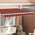 Markisenschürzen-Ersatz Orange / Schwarz / Gelb 3 m Polyester