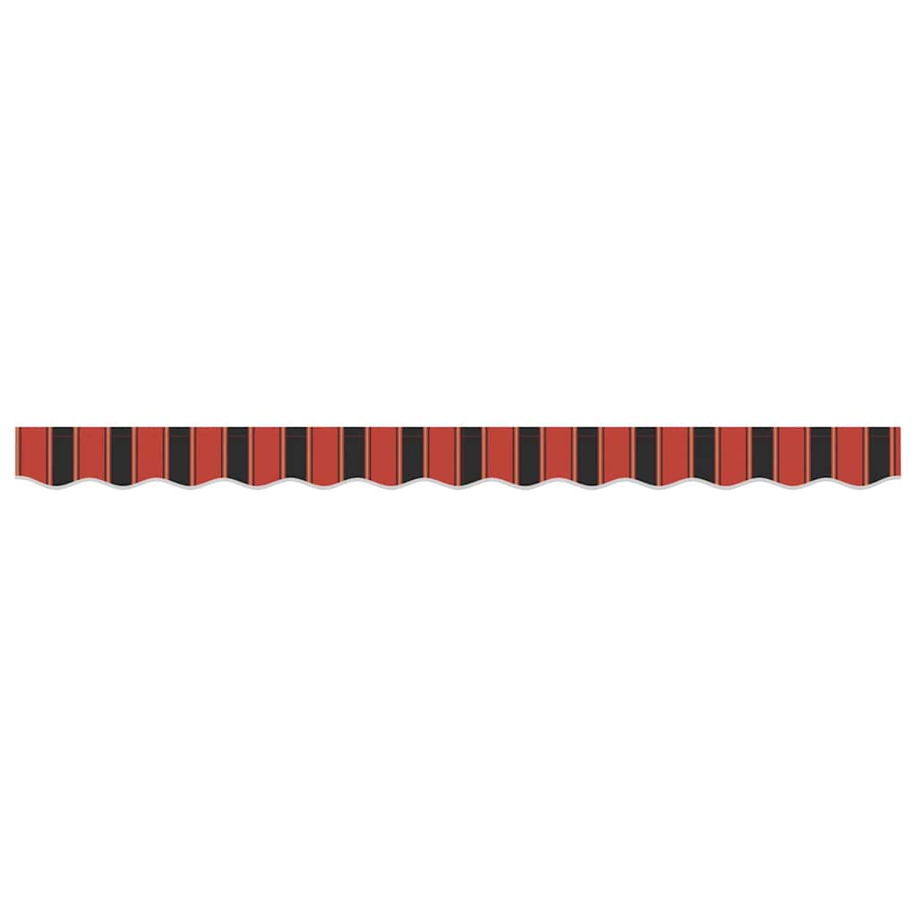 Markisenschürzen-Ersatz Orange / Schwarz / Gelb 3 m Polyester