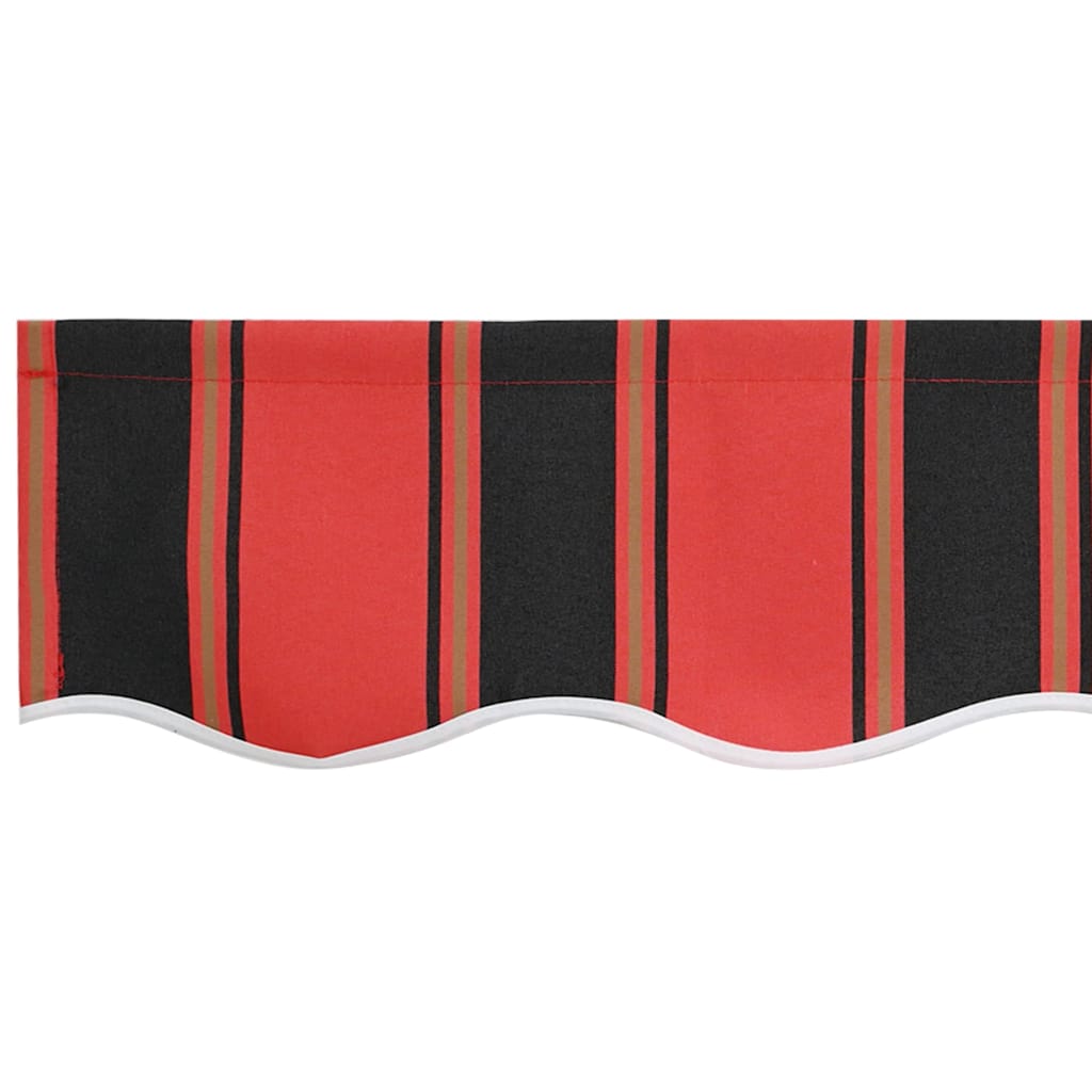 Markisenschürzen-Ersatz Orange / Schwarz / Gelb 4,5 m Polyester