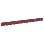 Markisenschürzen-Ersatz Burgunderstreifen 2,5 m Polyester