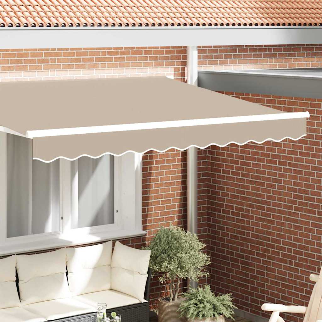 Markisenschürzen-Ersatz Beige 2,5 m Polyester