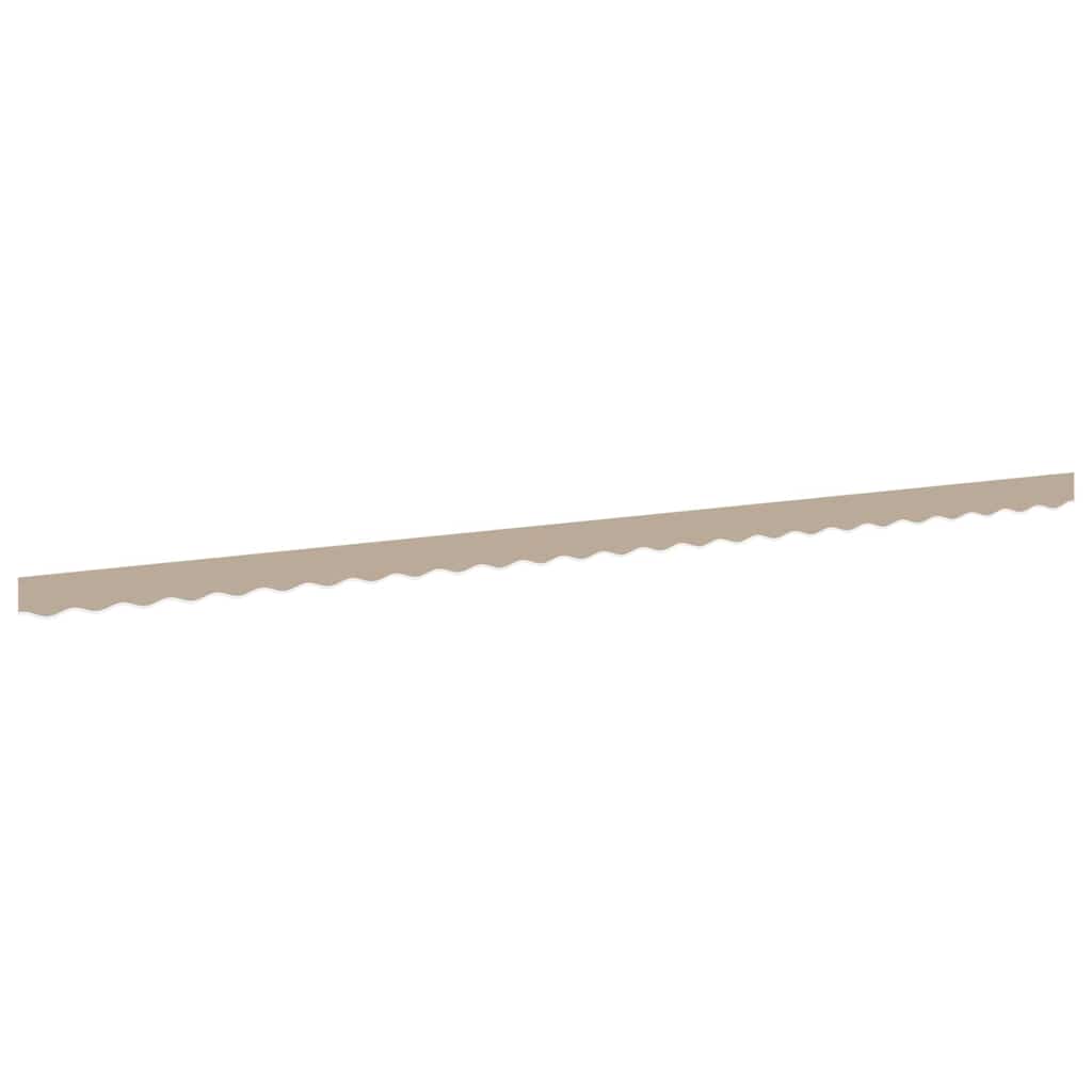 Markisenschürzen-Ersatz Beige 6 m Polyester