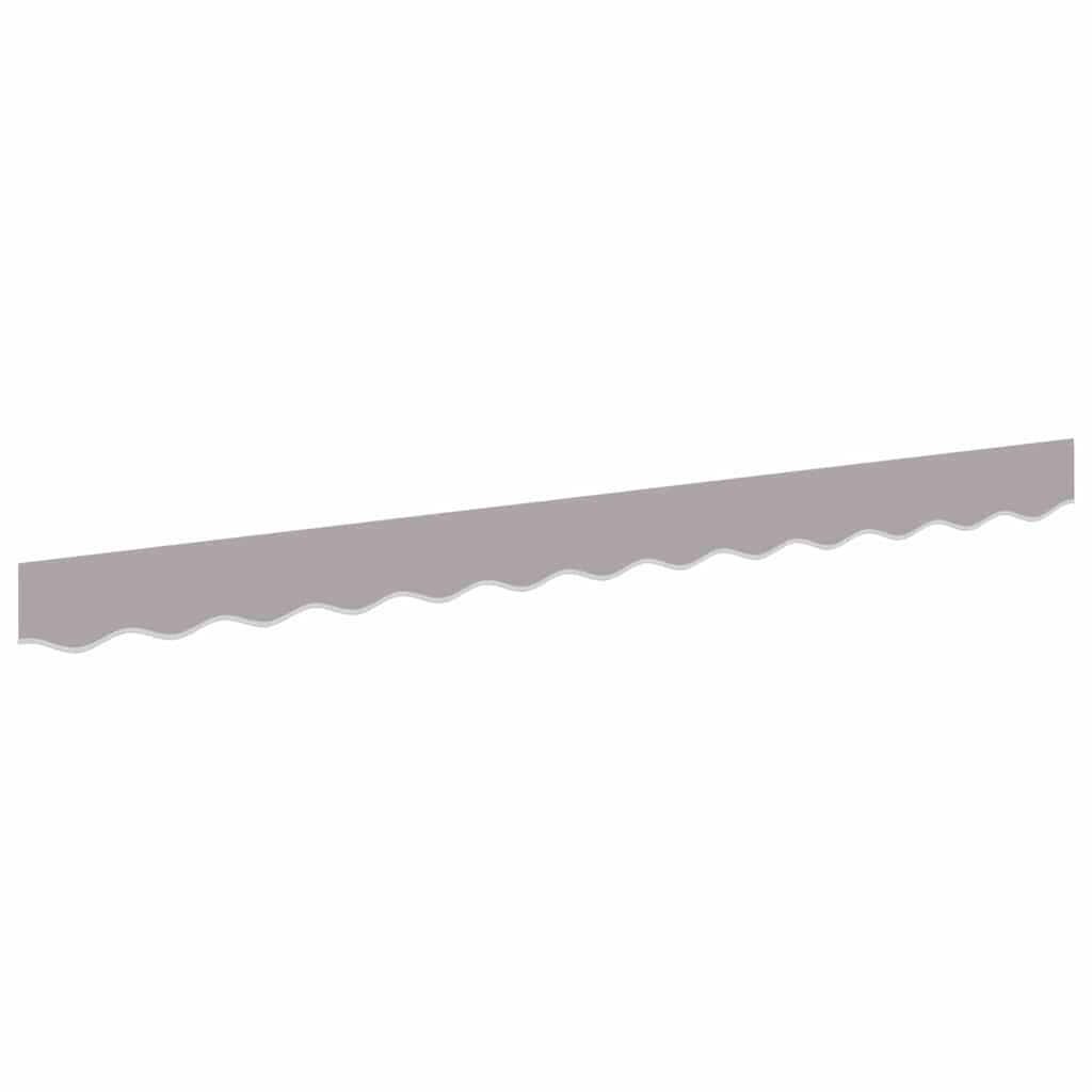 Markisenschürzen-Ersatz Hellgrau 2,5 m Polyester