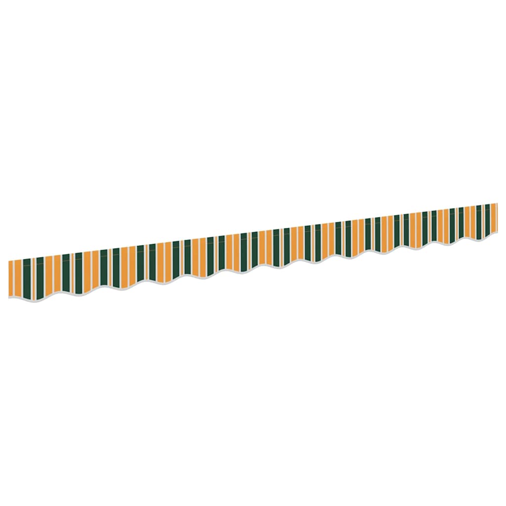 Markisenschürzen-Ersatz Grün und Gelb 3 m Polyester