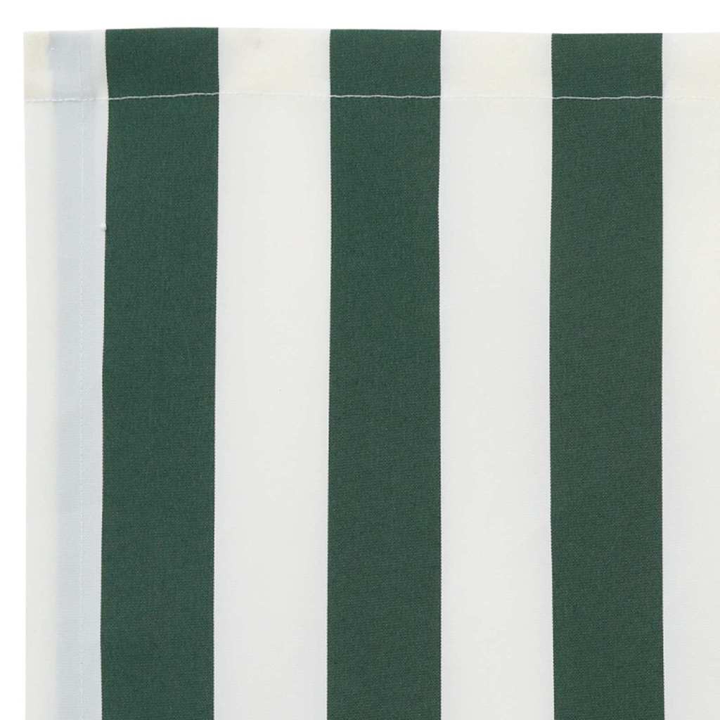 Markisenschürzen-Ersatz Grün und Weiß 2,5 m Polyester