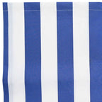 Markisenersatzstoff Blau und Weiß 1000 x 160 cm Polyester