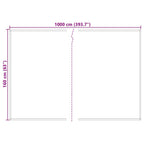 Markisenersatzstoff Bordeauxrot 1000 x 160 cm Polyester