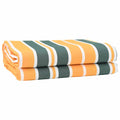 Markisenersatzstoff Grün und Gelb 1000 x 160 cm Polyester