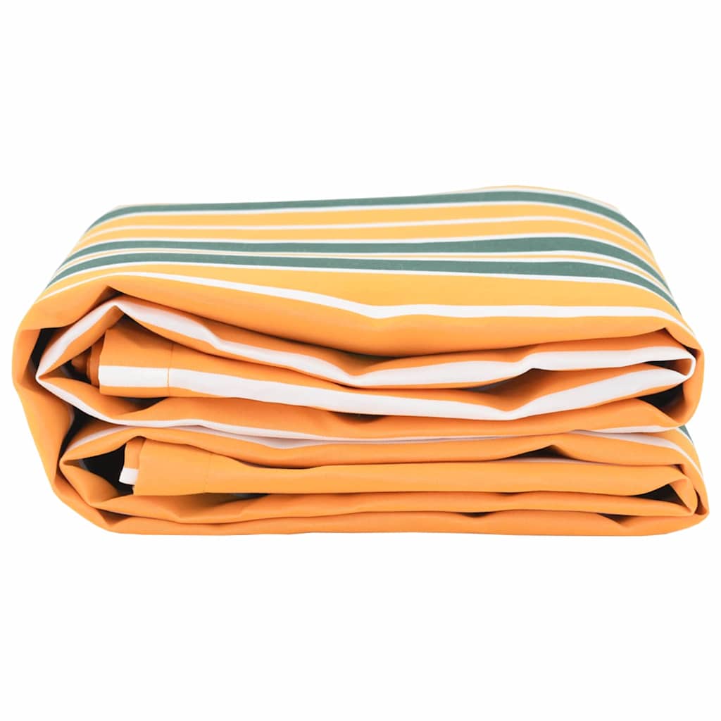 Markisenersatzstoff Grün und Gelb 1000 x 160 cm Polyester
