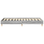 Bettrahmen Graues Sonoma 203 x 93 x 25 cm Holzwerkstoff