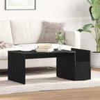 Couchtisch Schwarz Eichen-Optik 90 x 45 x 35 cm Holzwerkstoff