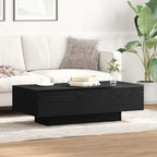 Couchtisch Schwarz Eichen-Optik 100 x 49,5 x 31 cm