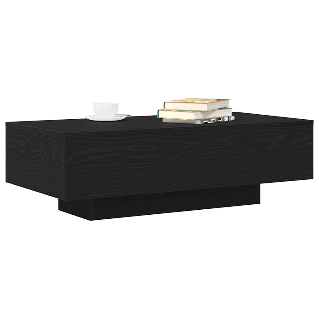 Couchtisch Schwarz Eichen-Optik 100 x 49,5 x 31 cm