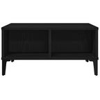Couchtisch Schwarz Eichen-Optik 60 x 60 x 30 cm