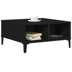 Couchtisch Schwarz Eichen-Optik 60 x 60 x 30 cm
