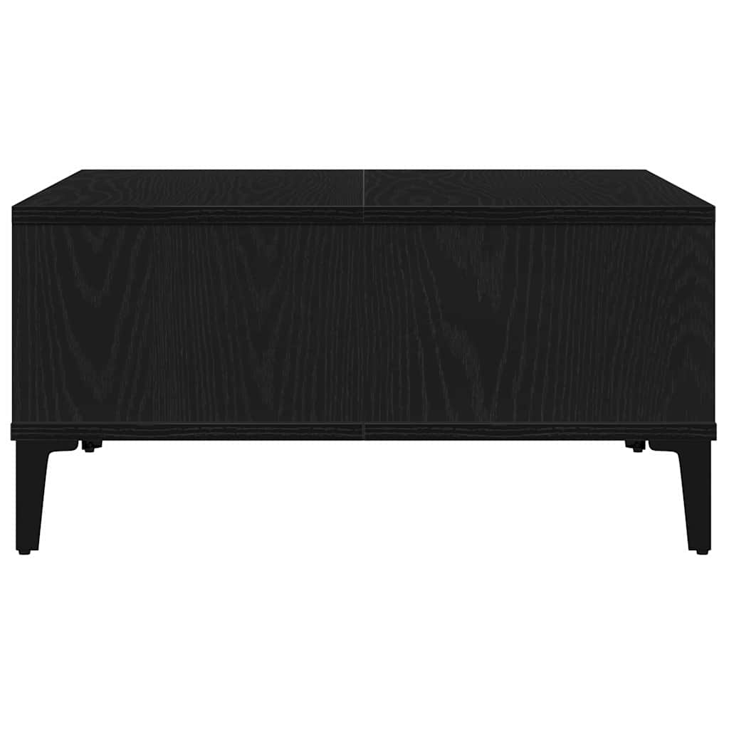 Couchtisch Schwarz Eichen-Optik 60 x 60 x 30 cm