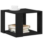 Couchtisch Schwarz Eichen-Optik 40 x 40 x 30 cm Holzwerkstoff