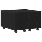 Couchtisch Schwarz Eichen-Optik 60 x 60 x 38 cm Holzwerkstoff