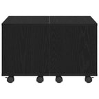 Couchtisch Schwarz Eichen-Optik 60 x 60 x 38 cm Holzwerkstoff