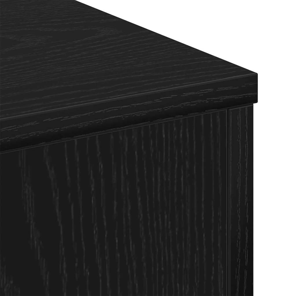 Couchtisch Schwarz Eichen-Optik 60 x 60 x 31,5 cm Holzwerkstoff