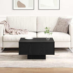 Couchtisch Schwarz Eichen-Optik 60 x 60 x 31,5 cm Holzwerkstoff